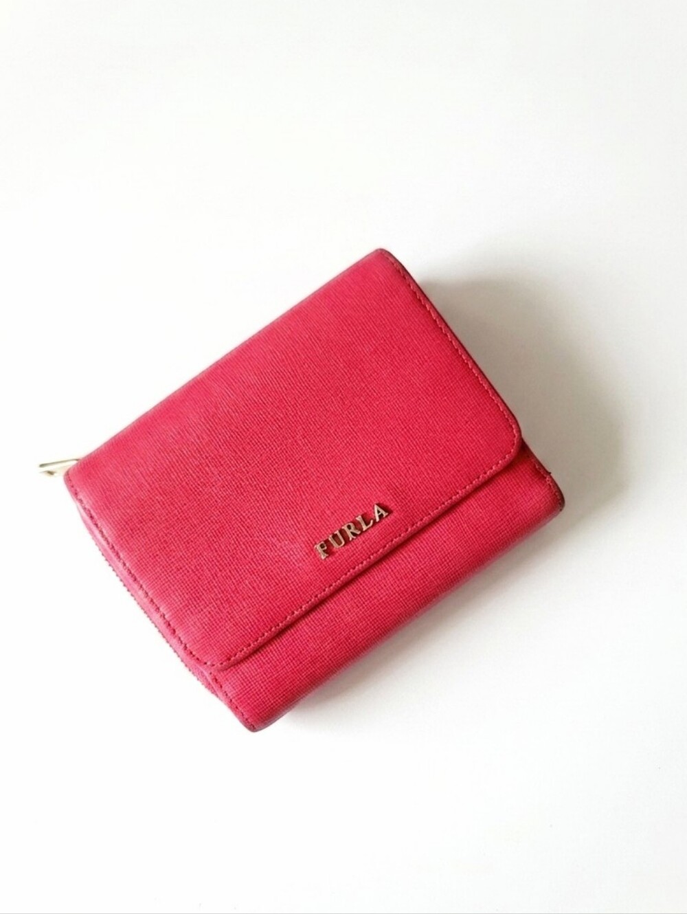 FURLA Babylon Trifold Leather Wallet